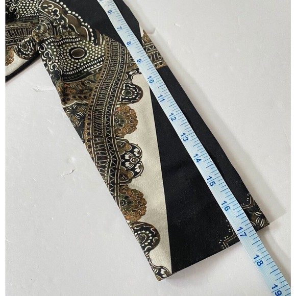 Etro Milano Paisley Peplum Top Womens Size 42 Multicolor Viscose Wool - Picture 12 of 16